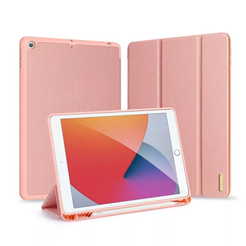 Чехол для iPad 7/8/9 10,2" (2021) Dux Ducis DOMO (Розовый)