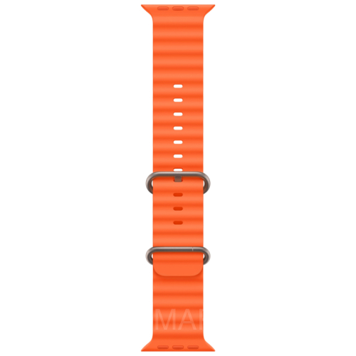 Часы Apple Watch Ultra 2 49 мм, корпус из титана, ремешок Ocean оранжевого цвета (для других стран)