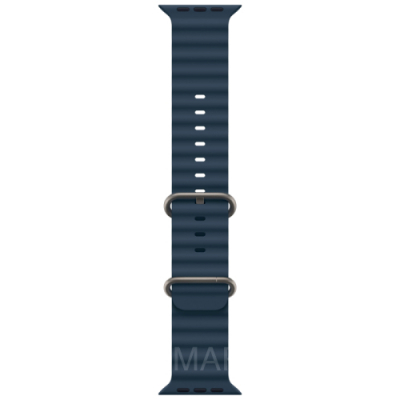 Часы Apple Watch Ultra 2 49 мм, корпус из титана, ремешок Ocean синего цвета (для других стран)