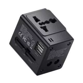Универсальный переходник Mcdodo Universal Travel Adapter (CP-412) для US/CN/EU/UK/AU розеток, Черный