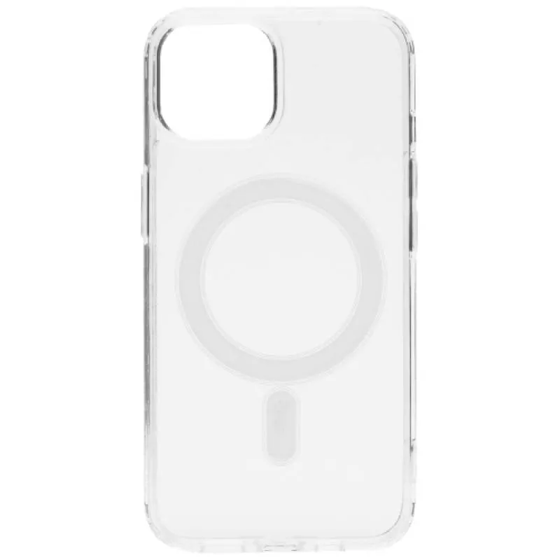 Чехол iPhone 15 Pro с поддержкой MagSafe (Прозрачный)