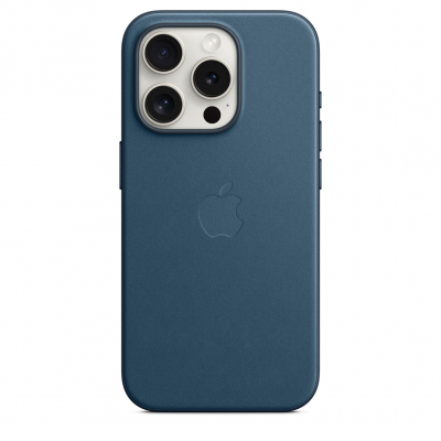 Leather Case Copy with MagSafe Pacific Blue для iPhone 15 Pro