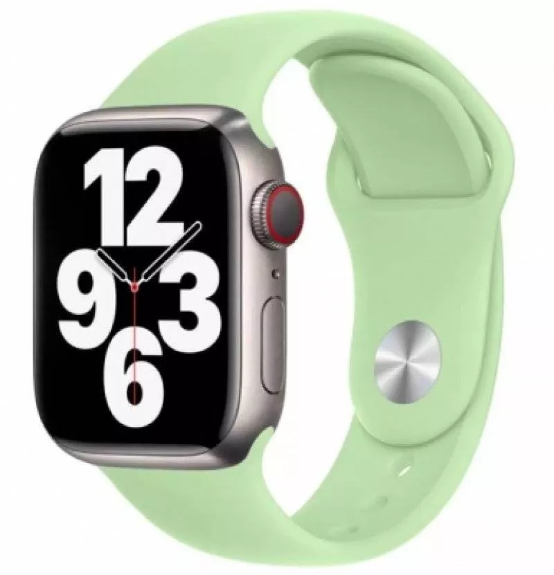 Спортивный силиконовый ремешок для Apple Watch 38/40/41mm (Green)
