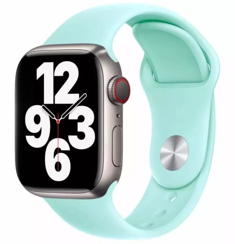 Спортивный силиконовый ремешок для Apple Watch 38/40/41mm (Mint)