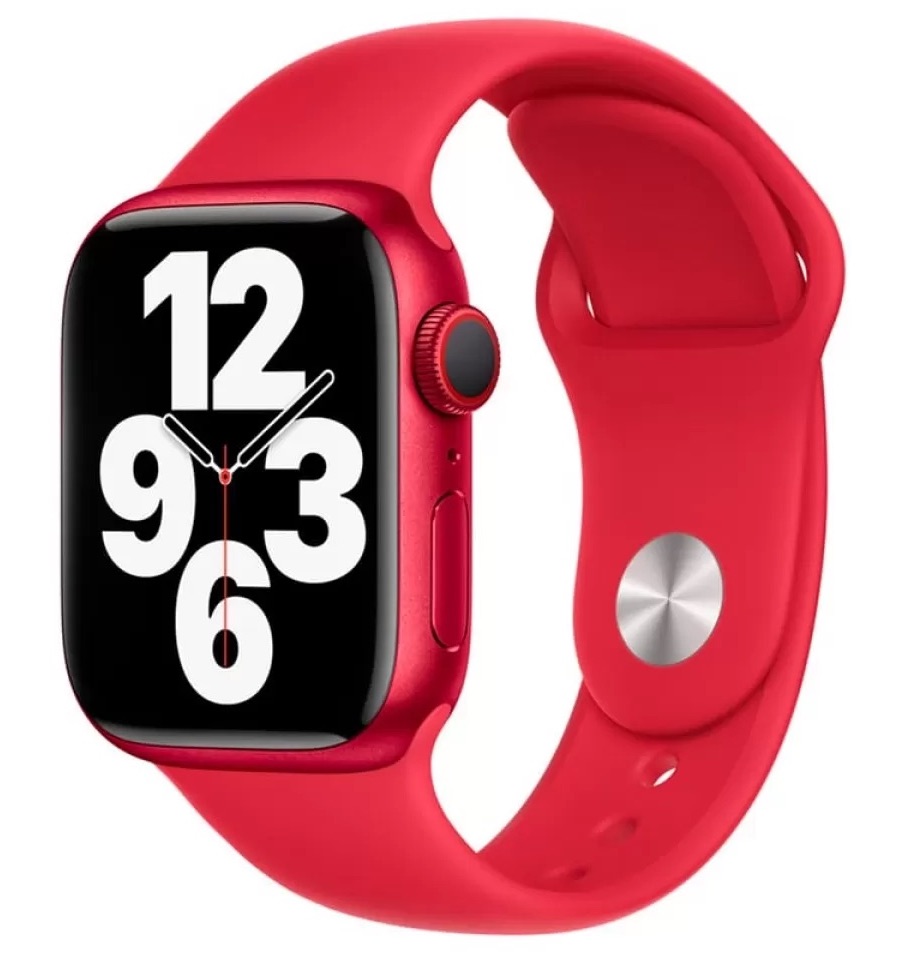 Спортивный силиконовый ремешок для Apple Watch 38/40/41mm (Red)