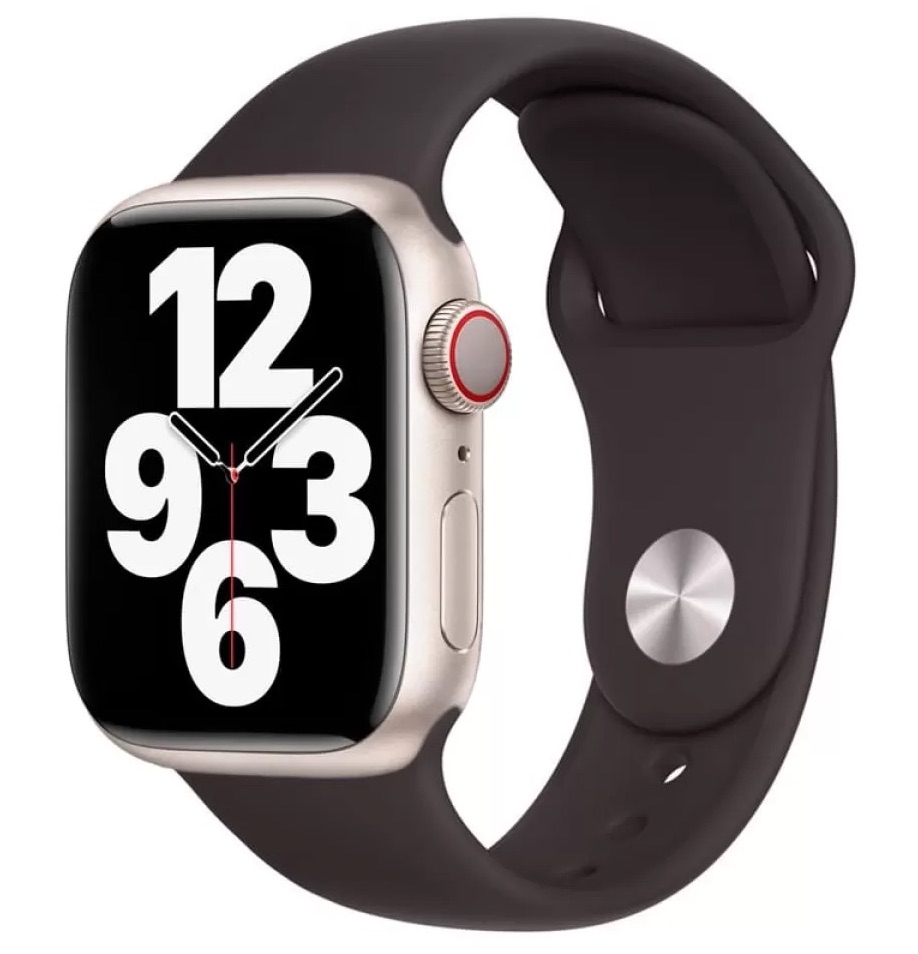 Спортивный силиконовый ремешок для Apple Watch 38/40/41 (Cocoa)