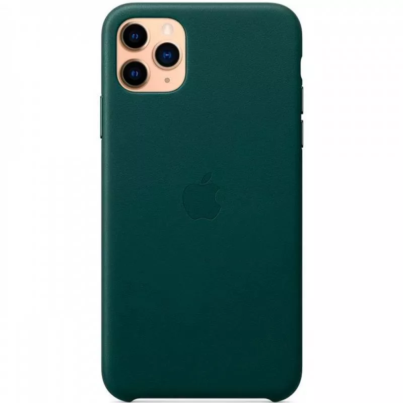 Чехол Leather Case для iPhone 11 Pro (Green)