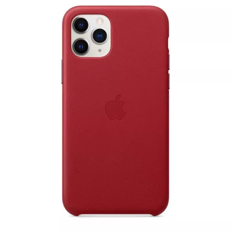 Чехол Leather Case для iPhone 11 Pro (Red)