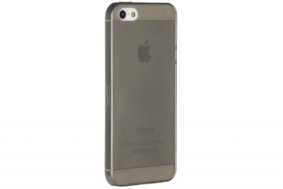 Накладка силиконовая для iPhone 5/5S (Прозрачный серый)
