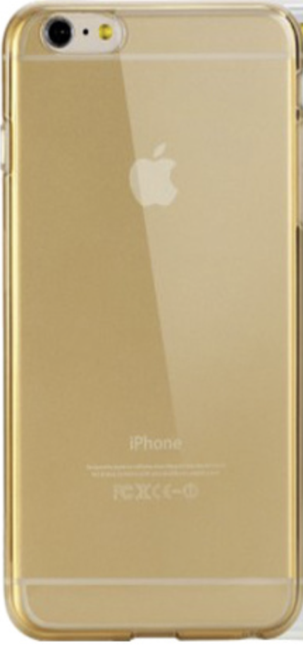 Накладка для iPhone 6 PLUS Rock Ultra Thin Slim Jacket (Прозрачно-золотистый)