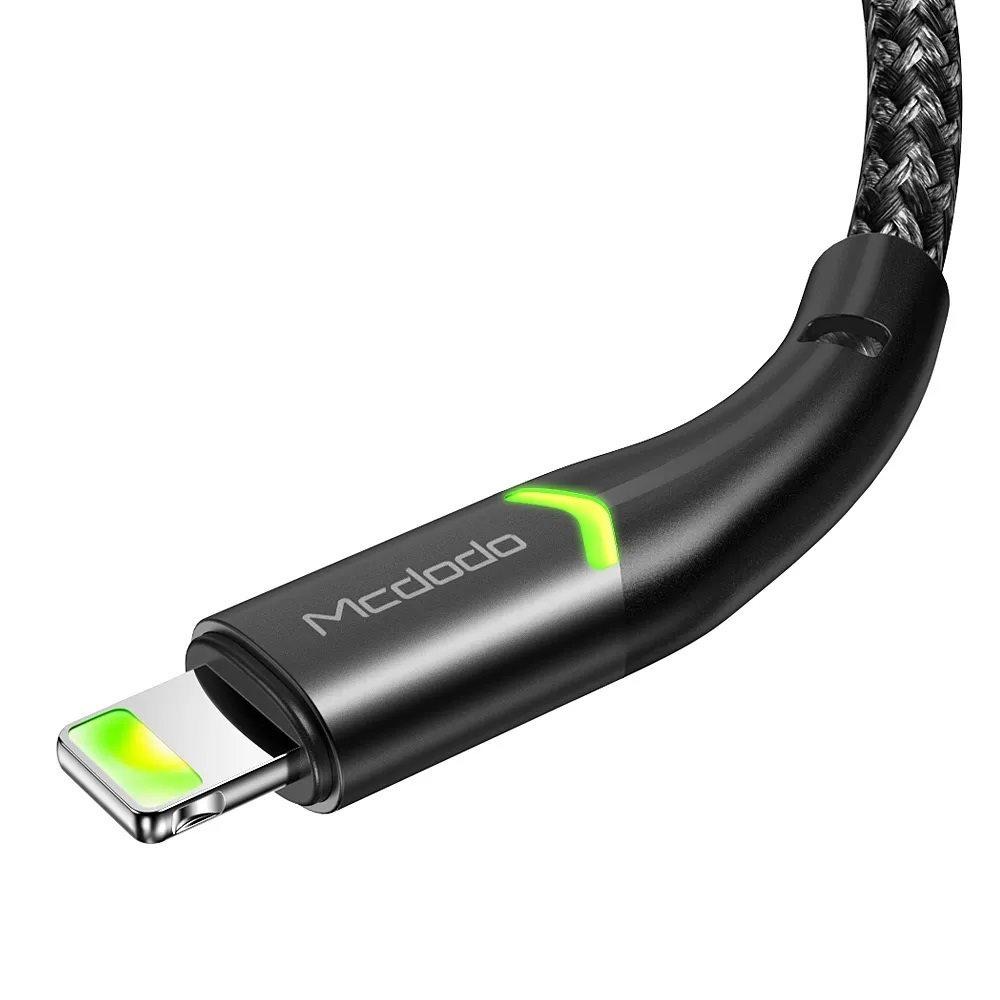 Кабель McDodo 3A USB/Lightning 1,2m черный (CA-7840)