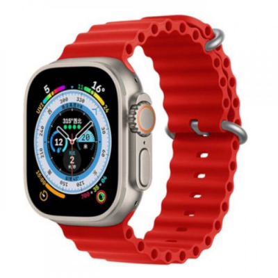 Силиконовый ремешок Ocean Band для Apple Watch 38/41 (Красный)