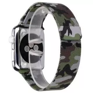 Ремешок COTEetCL W6 Magnet Band (WH5203-CL) для Apple Watch 42/44mm миланская петля Зеленый камуфляж