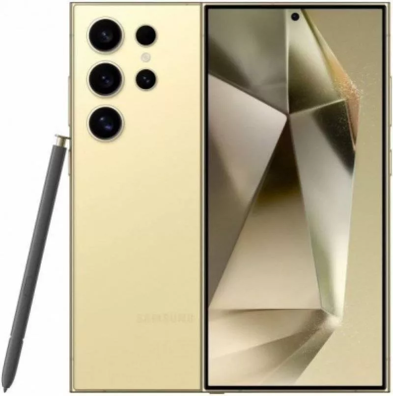Смартфон Samsung Galaxy S24 Ultra S928B 12/256 ГБ, Titanium Yellow (без RuStore)