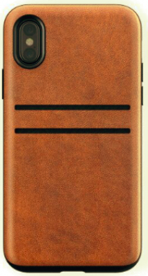 Чехол Nomad Leather Wallet для iPhone X Rustic Brown