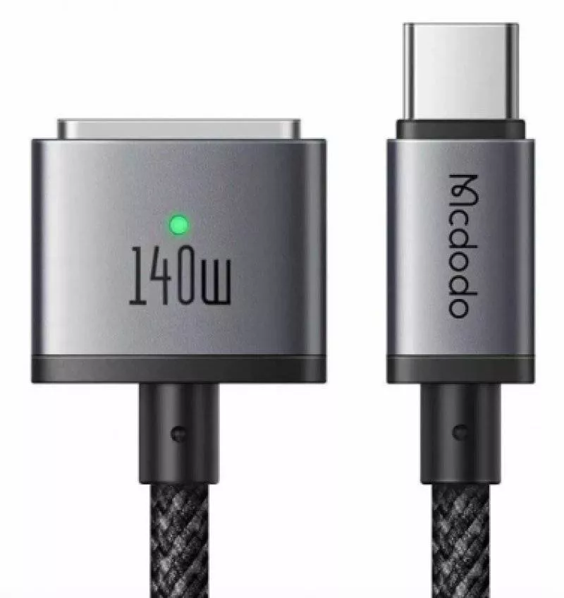 Кабель Mcdodo MagSafe 3/Type-C 140w 2м (CA-1470), черный