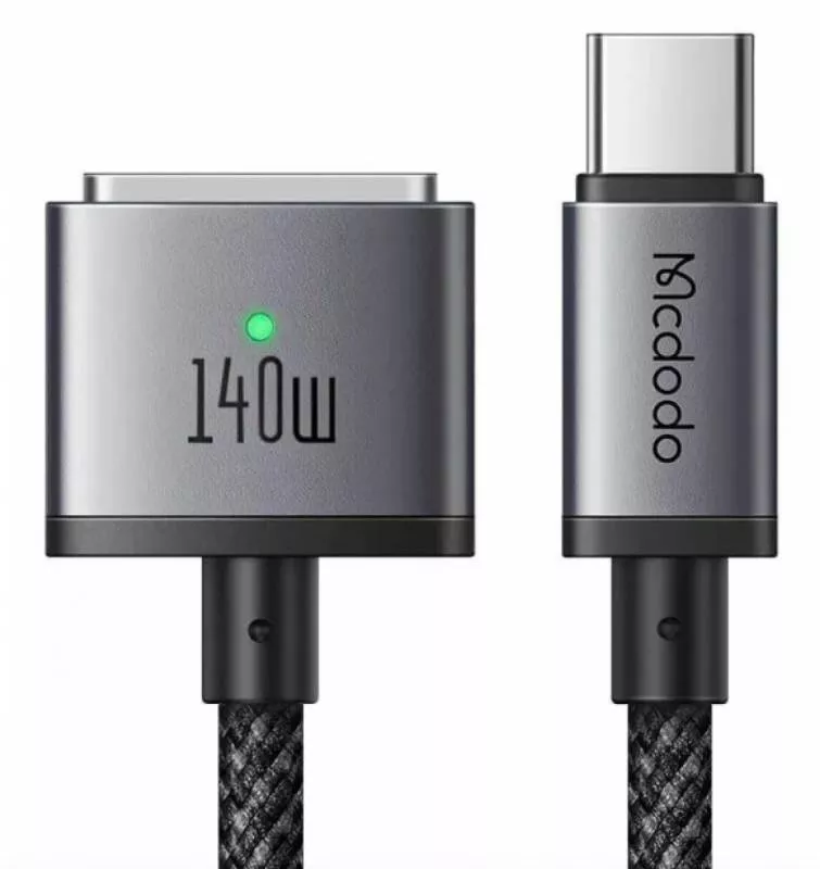 Кабель Mcdodo MagSafe 3/Type-C 140w 2м (CA-1470), черный