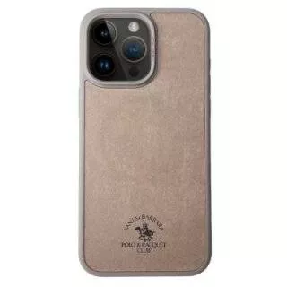 Чехол Santa Barbara Polo & Racquet Club Myron для iPhone 15 Pro Бежевый