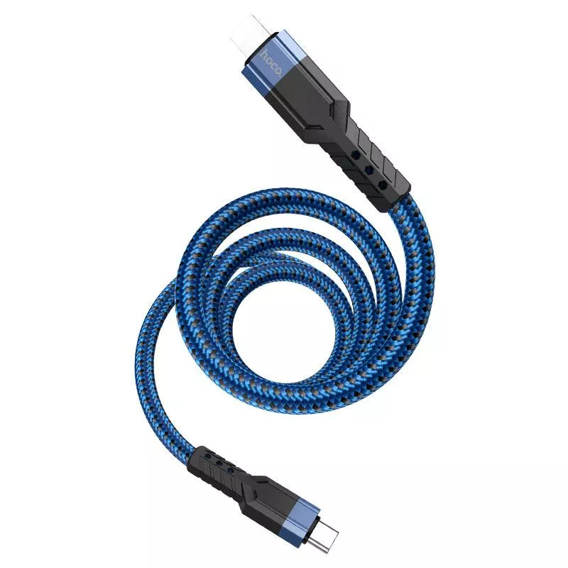 Кабель Hoco U110 Type-c/Lightning 20W 1.2м (синий)