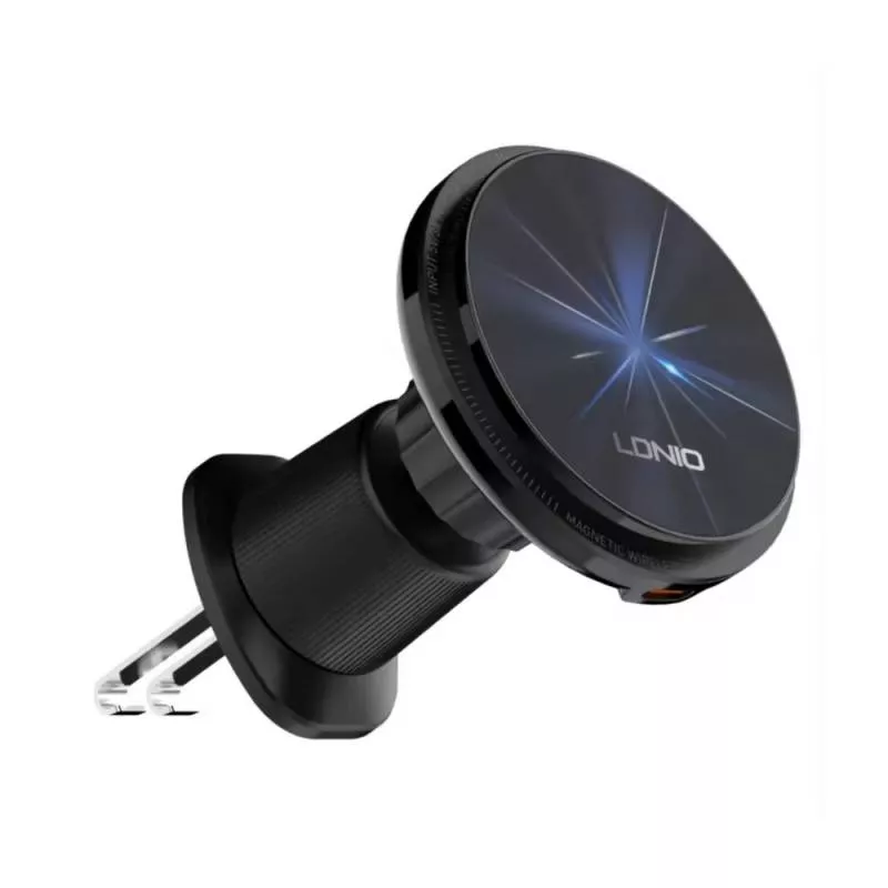 Автомобильный держатель LDNIO 15W (MA23) с функцией беспроводной зарядки