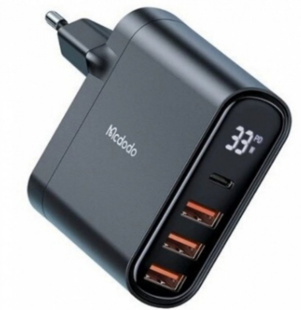 Сетевой адаптер Mcdodo (CH-2250) 33W Type-C/ 3 USB (Black)