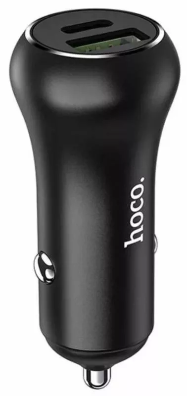 Автомобильное зарядное устройство Hoco Z38 Resolute USB/Type-C 38w