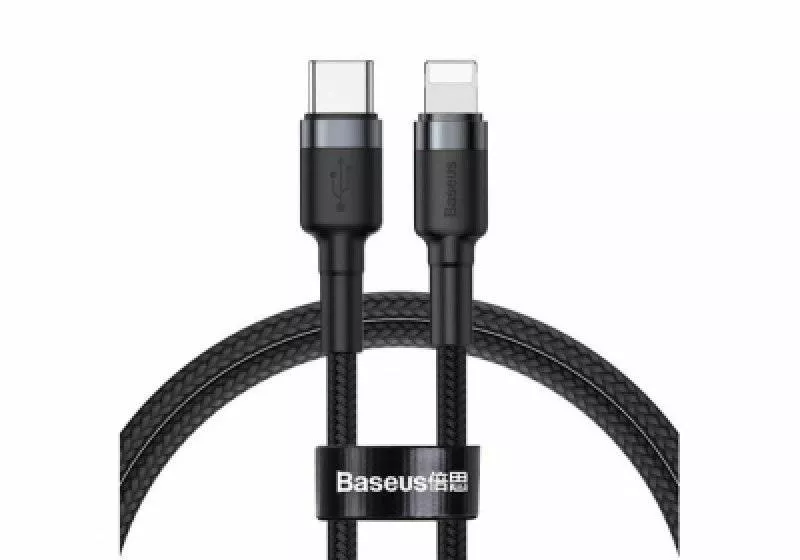 Кабель Baseus Cafule Type-C/Lightning 20W 1м (CATLKLF-G1)