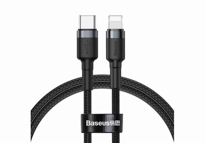 Кабель Baseus Cafule Type-C/Lightning 20W 1м (CATLKLF-G1)