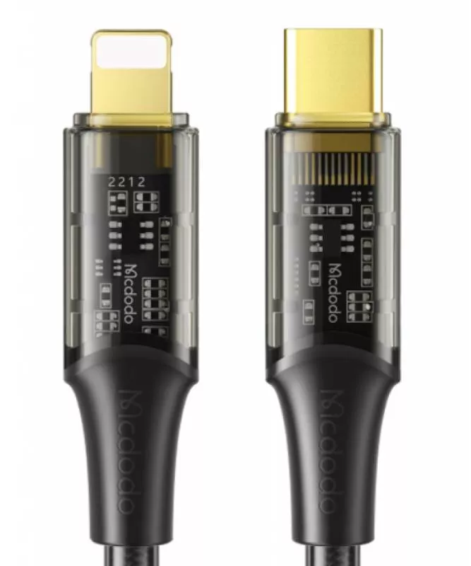 Кабель McDodo 36W Type-C/Lightning 1,2m черный (CA-1590)