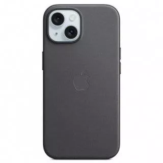 Leather Case with MagSafe Black для iPhone 15