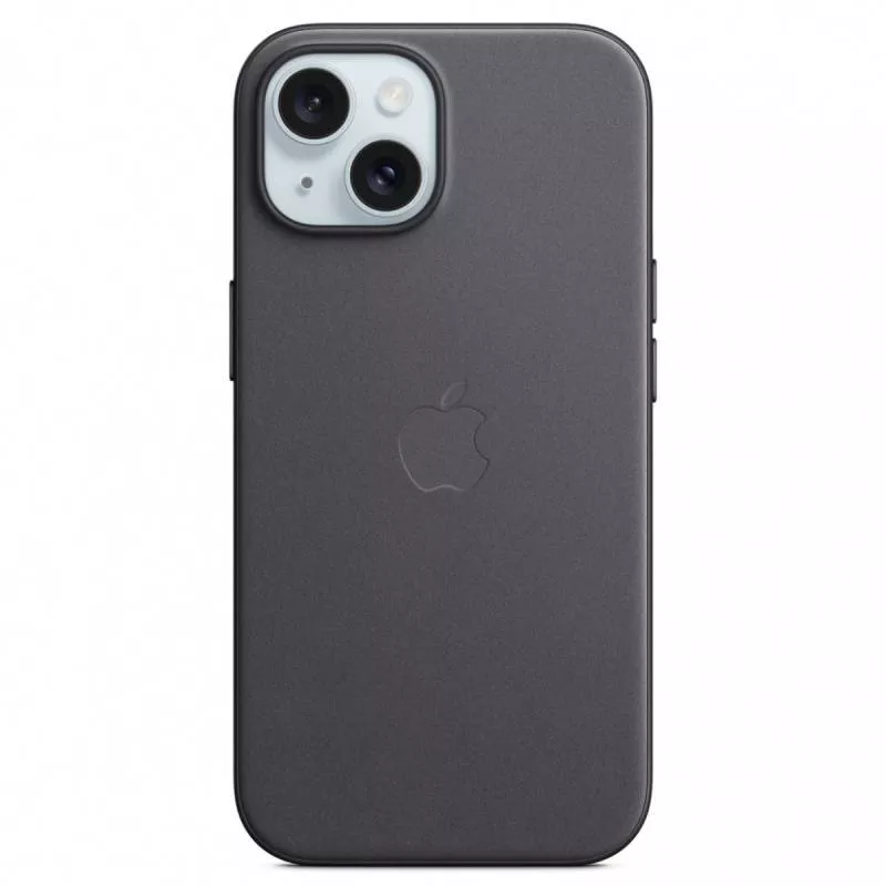 Leather Case with MagSafe Black для iPhone 15