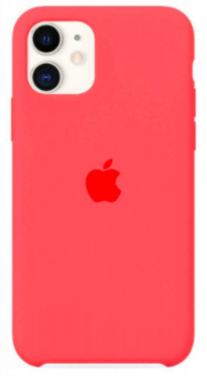 Чехол для iPhone 11 Liquid Silicone Full (Коралловый)