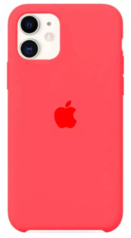 Чехол для iPhone 11 Liquid Silicone Full (Коралловый)