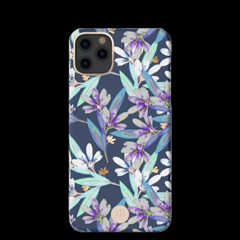 Накладка Blossom Flowers для iPhone 11 Pro (синий)