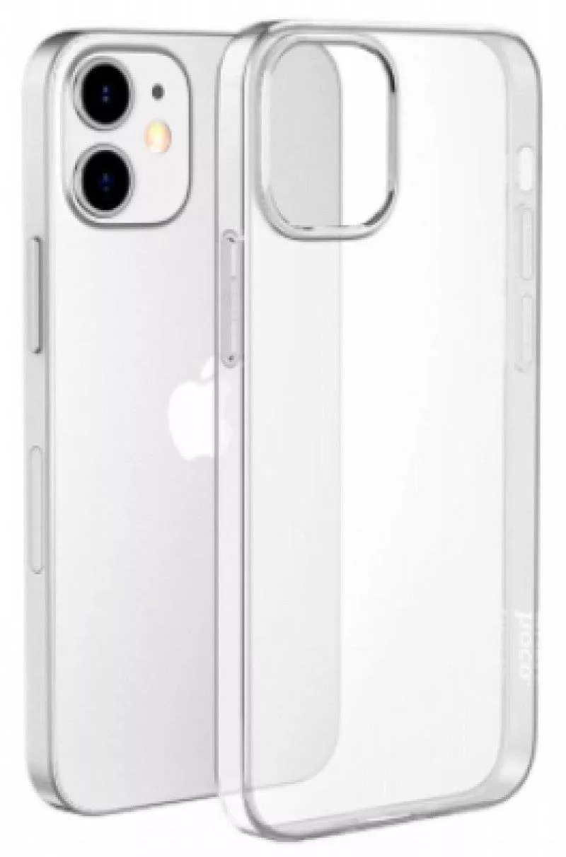 Чехол накладка силиконовая для iPhone 12 Ободок (Silver)