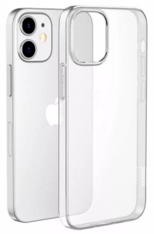 Чехол накладка силиконовая для iPhone 12 Ободок (Silver)