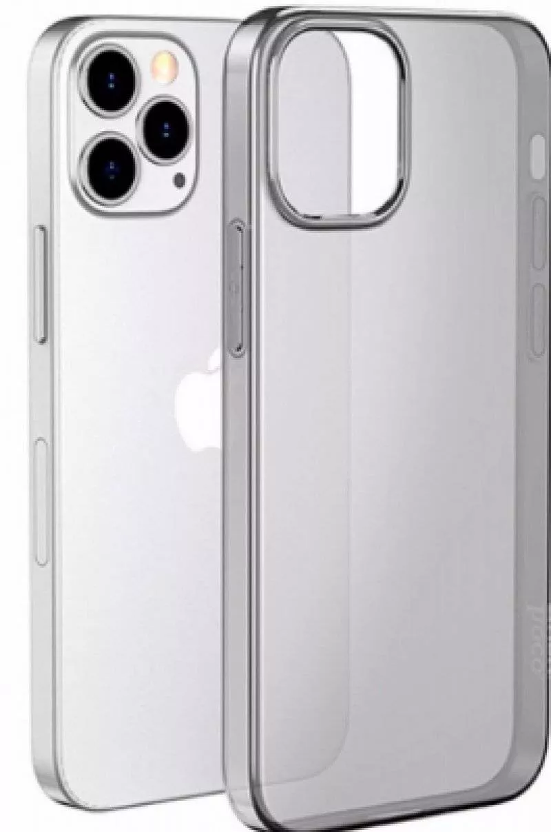 Чехол HOCO Light Series TPU Transparent Black для iPhone 13 Pro