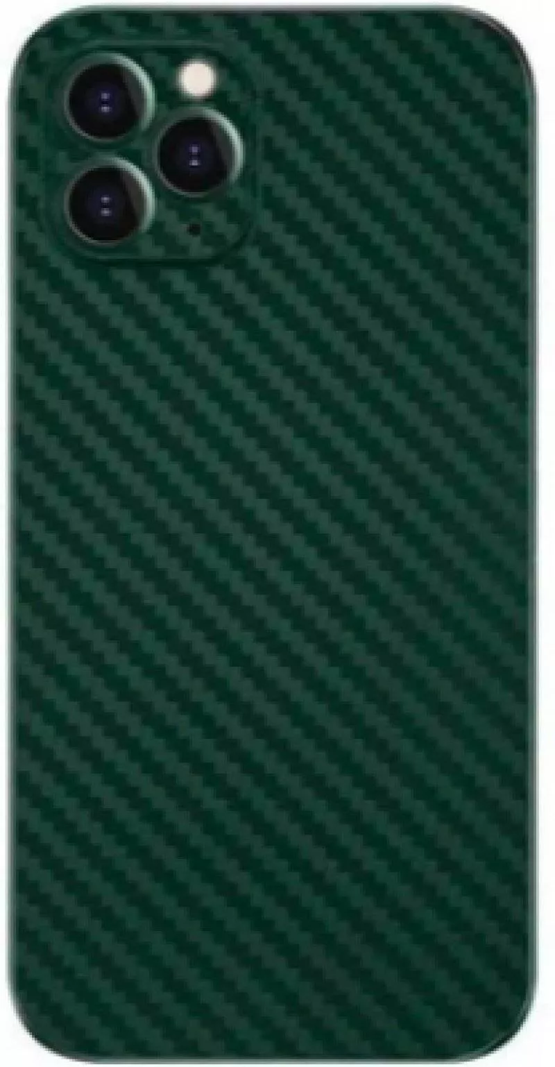 Чехол New Skin Carbon для iPhone 13 Pro Max (Зеленый)