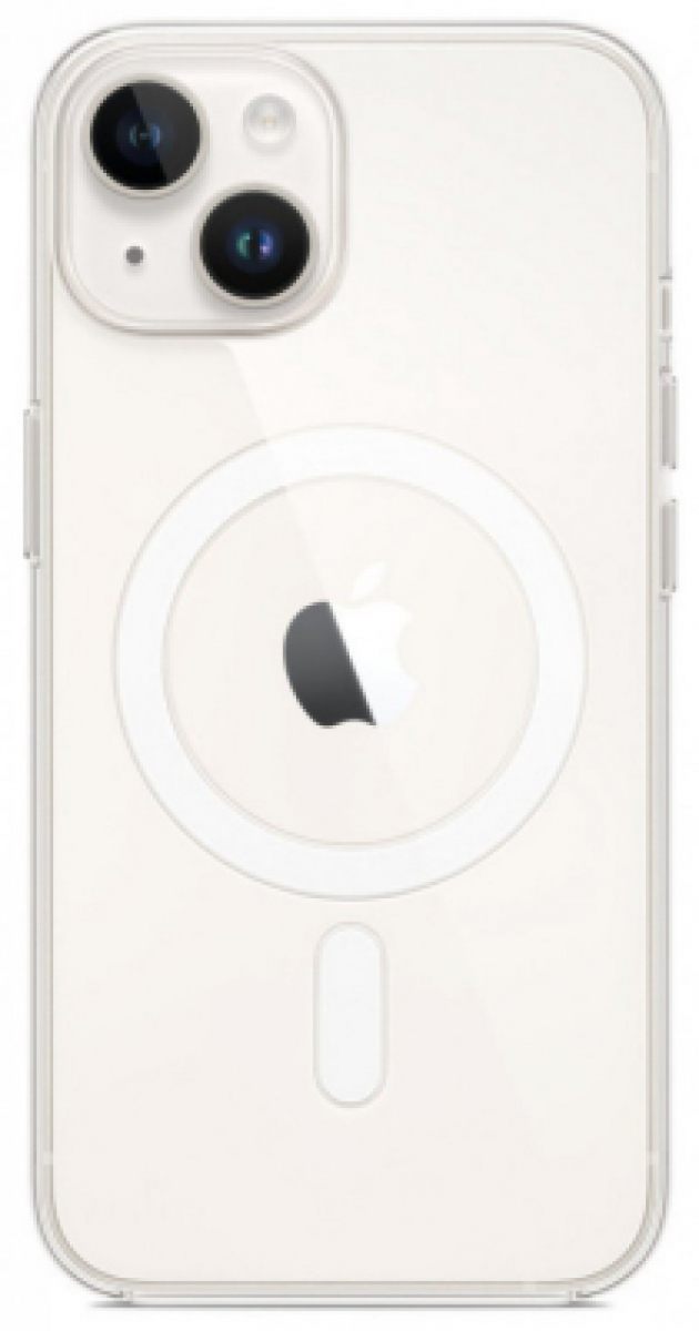 Накладка для iPhone 14 Plus Прозрачная с поддержкой MagSafe