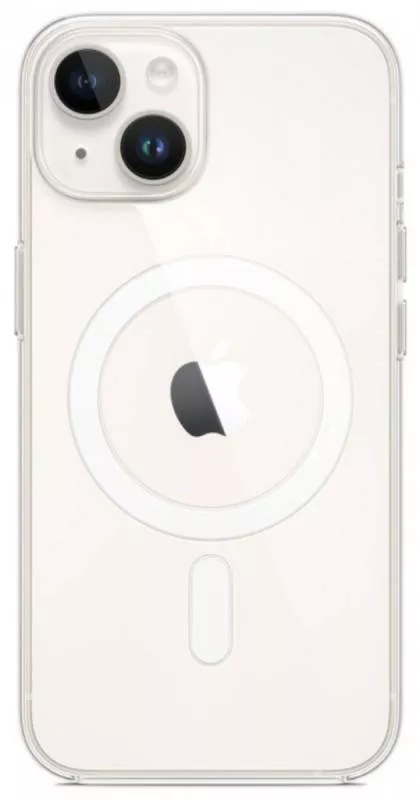 Накладка для iPhone 14 Plus Прозрачная с поддержкой MagSafe
