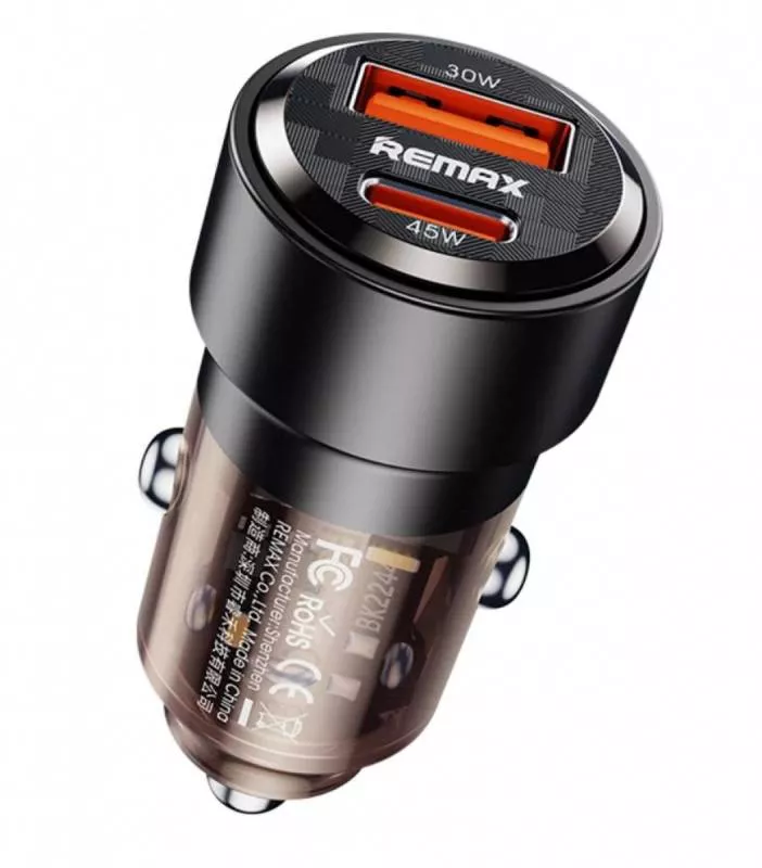 Автомобильное зарядное устройство Remax RCC-360 USB/Type-C 75w