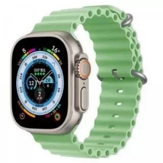 Силиконовый ремешок Ocean Band  для Apple Watch 38/41 (Зеленый)