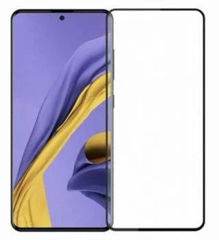 Защитное стекло для Samsung Galaxy A51/A52 Full (черное)