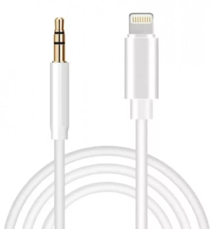 AUX-кабель Lightning-3,5мм 1м (Белый)