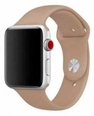 Спортивный силиконовый ремешок для Apple Watch 38/40mm (Walnut)