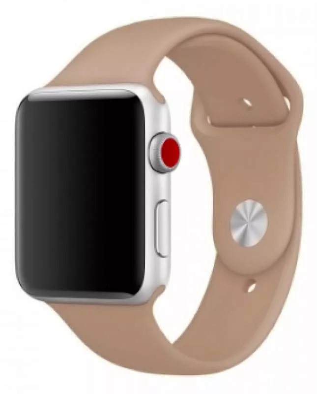 Спортивный силиконовый ремешок для Apple Watch 38/40mm (Walnut)