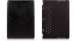 Накладка для Macbook Pro 15' Just Case Leather Shell (Черный)