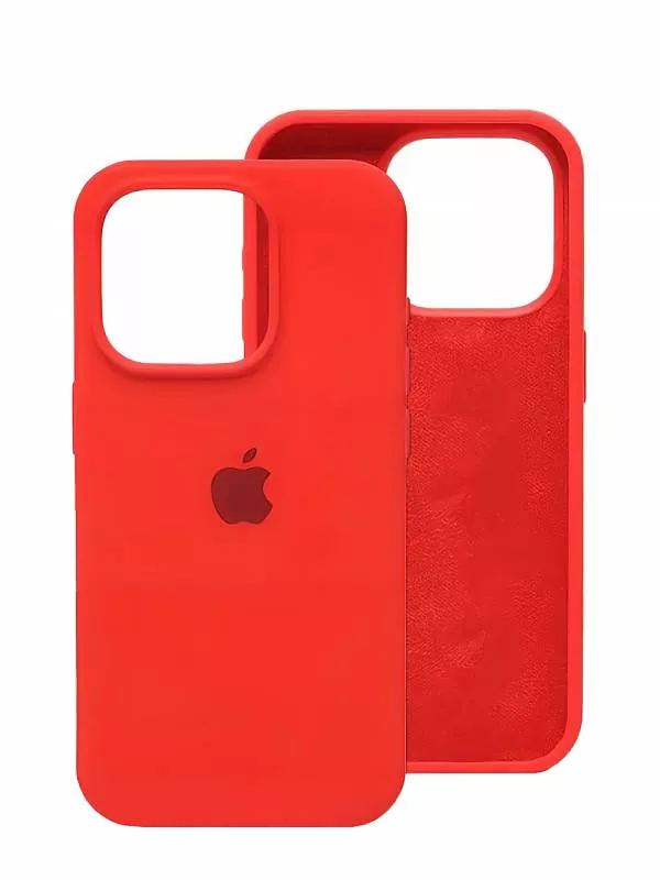 Silicon Case для iPhone 16 Pro Max Red
