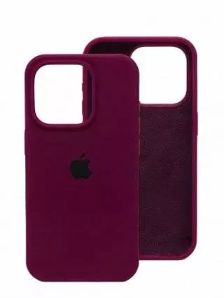 Silicon Case для iPhone 16 Pro Max Burgundy