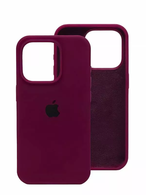Silicon Case для iPhone 16 Pro Max Burgundy